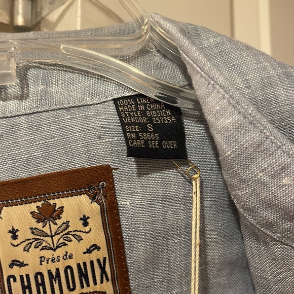 NEW WITH TAGS! PRES DE CHAMONIX LINEN - SIZE S - Picture 6 of 10